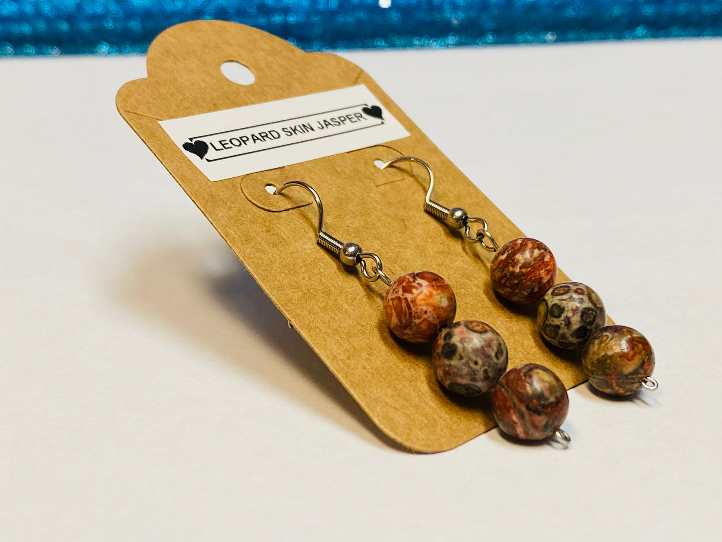 Leopard Skin Jasper Earrings