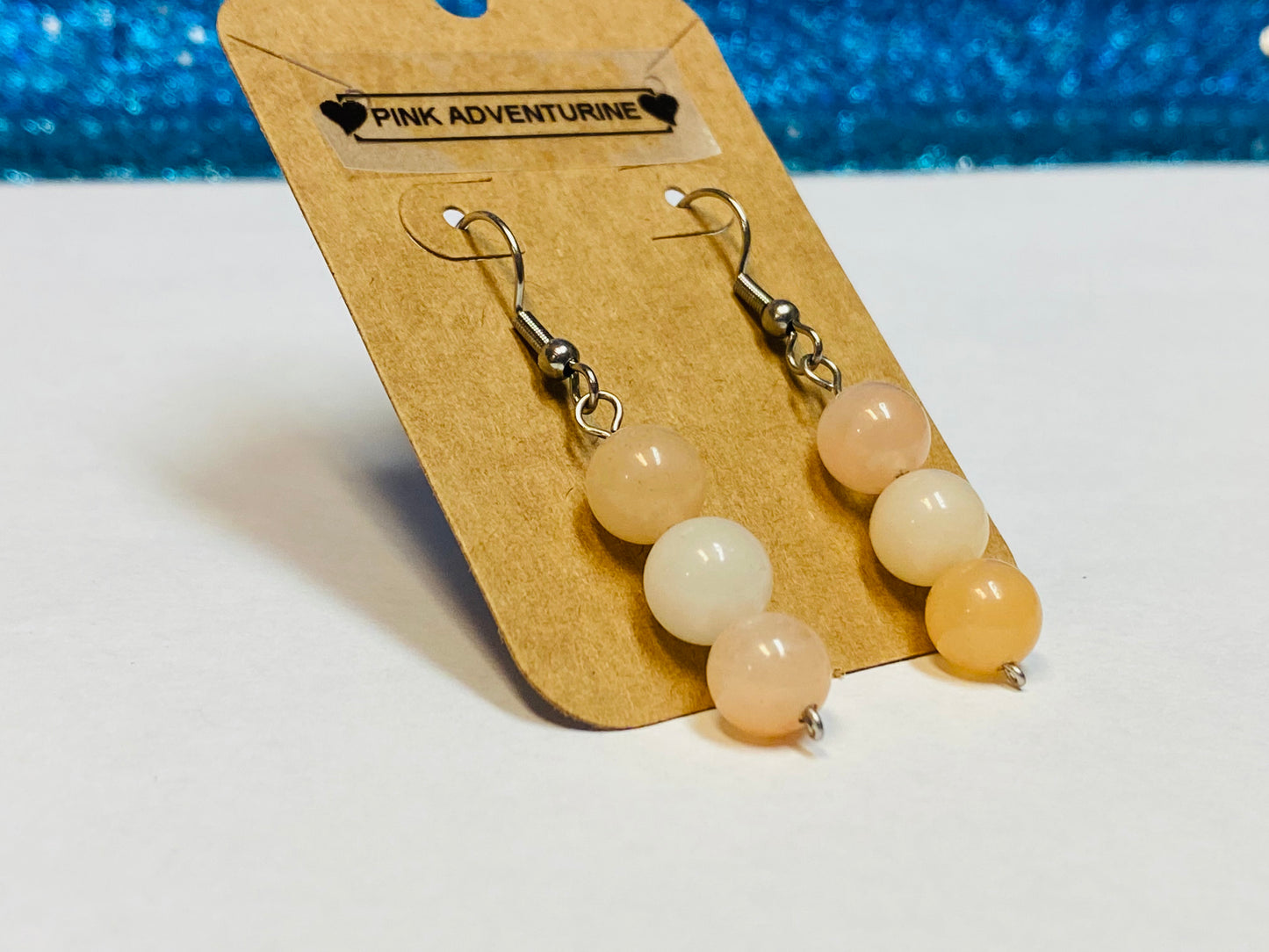 Pink Adventurine Earrings