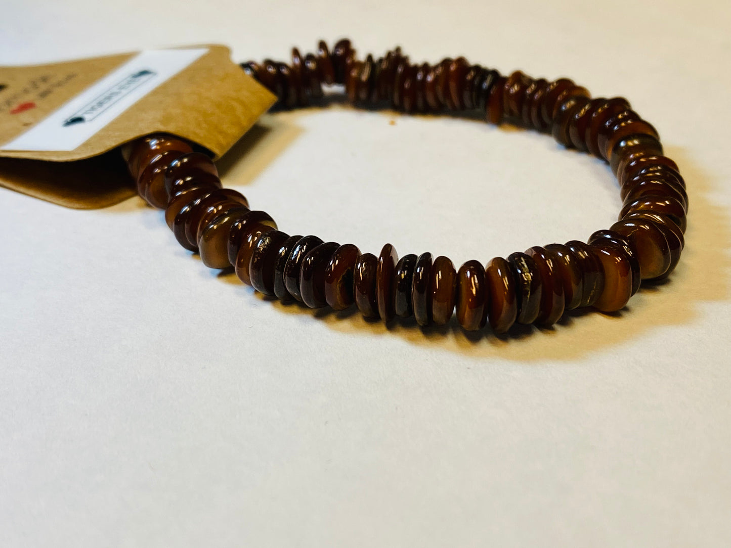 Red Tigers Eye Chip Bracelet