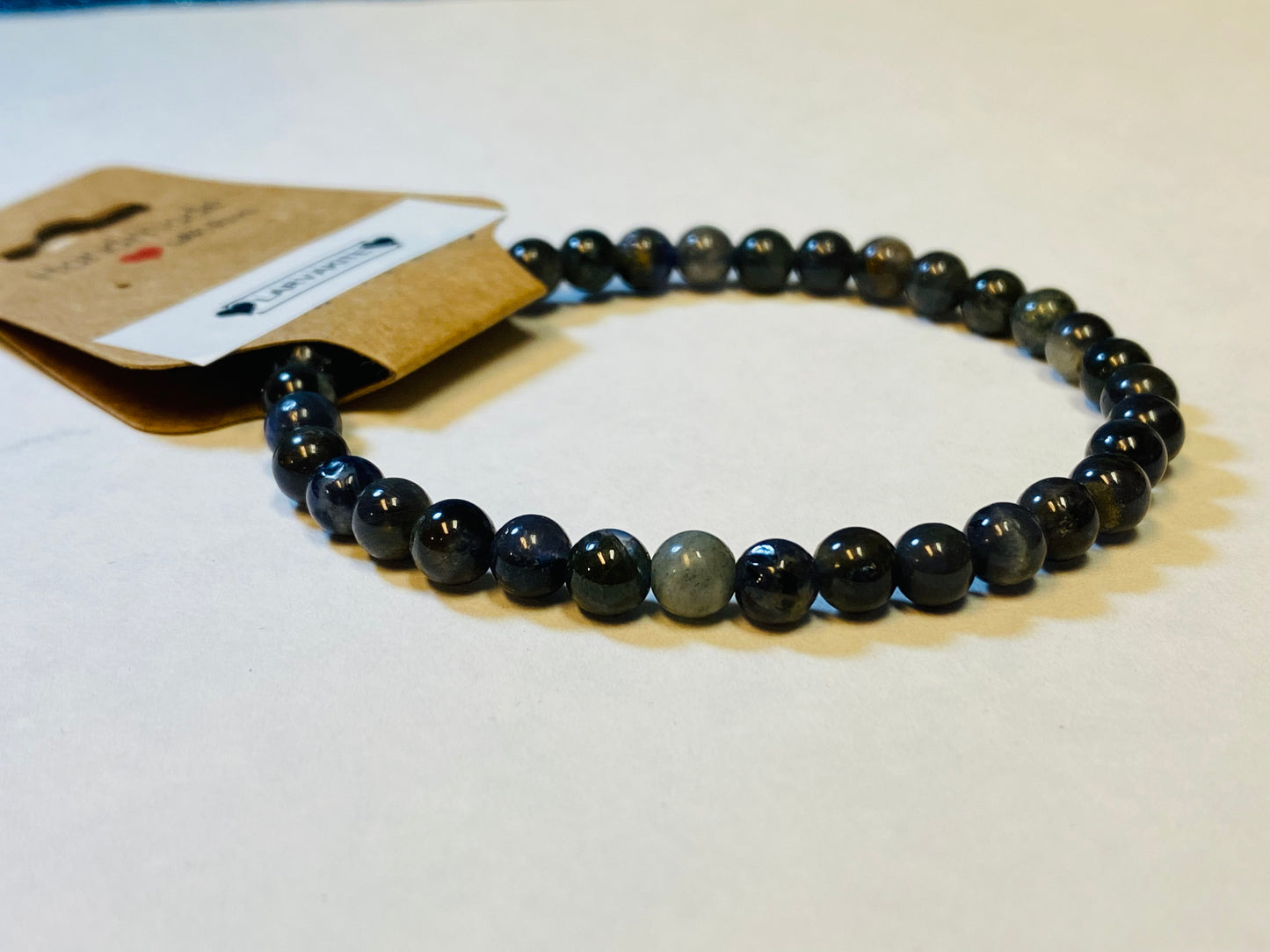 Larvakite Mini Bead Bracelet