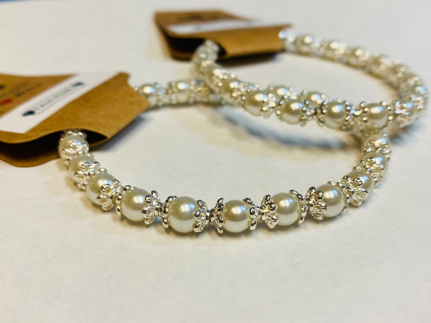 Faux Pearl Bracelet Small Bead