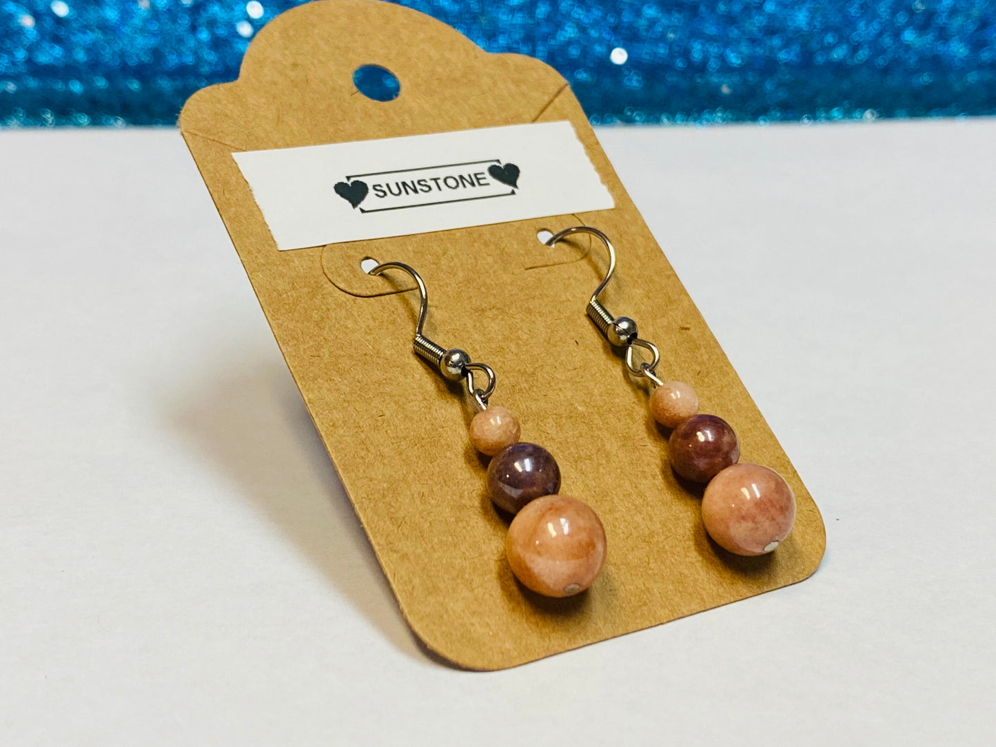 Sunstone Earrings