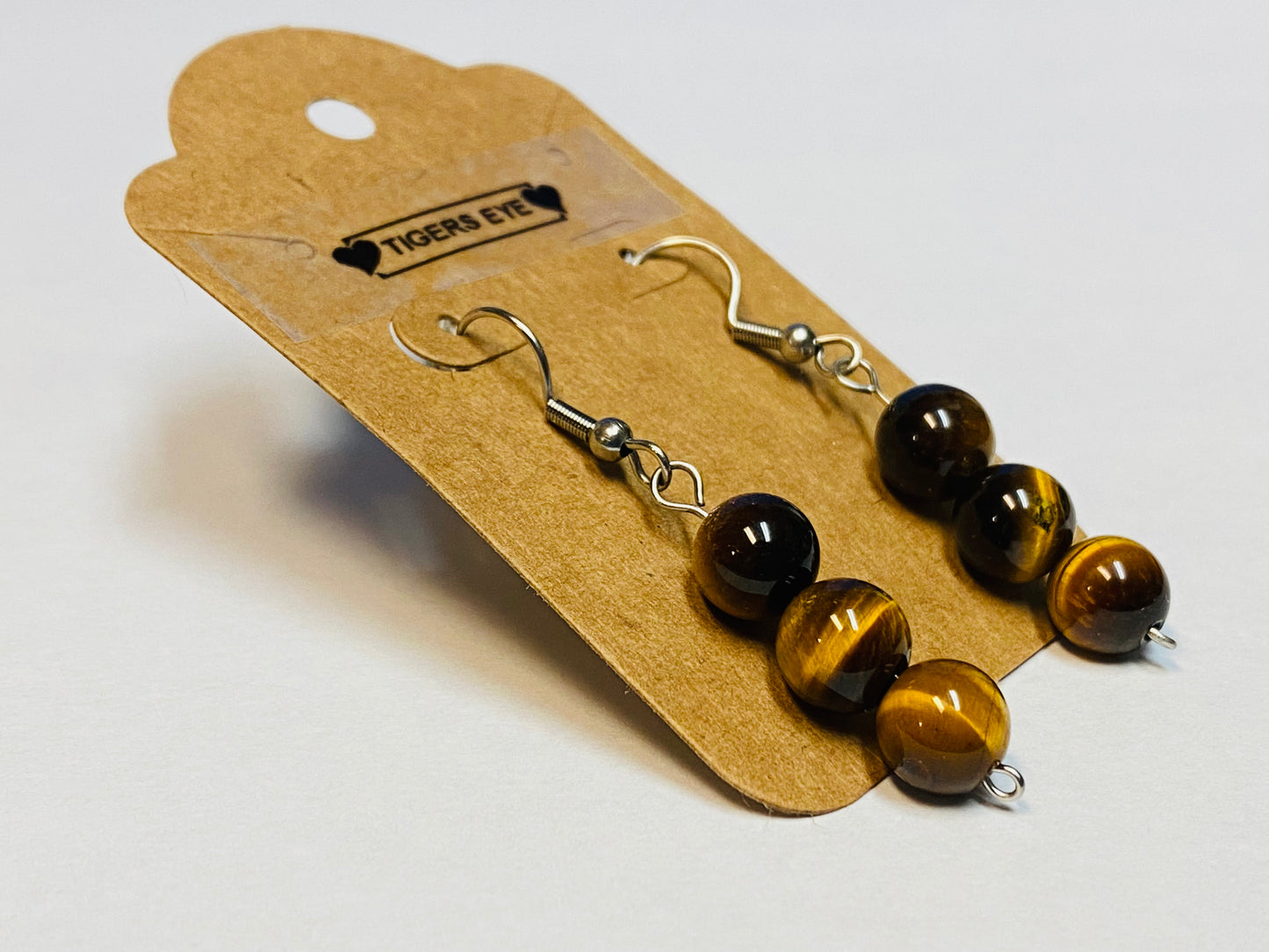 Tigers Eye Earrings