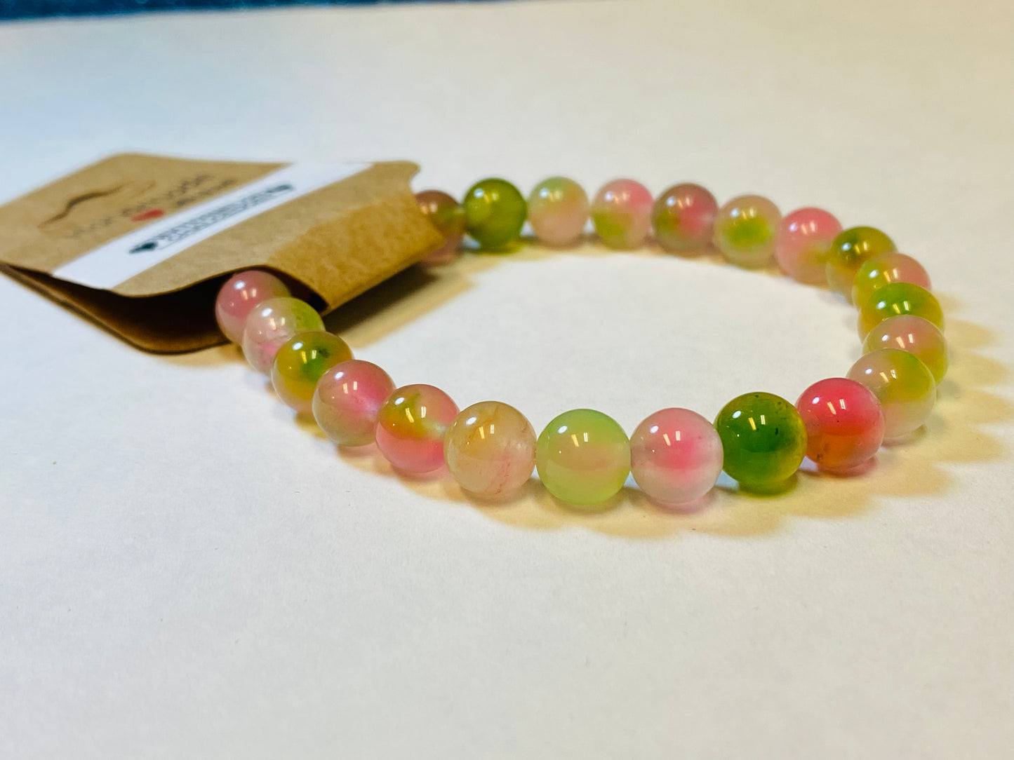 Watermelon Chalcedony Bracelet