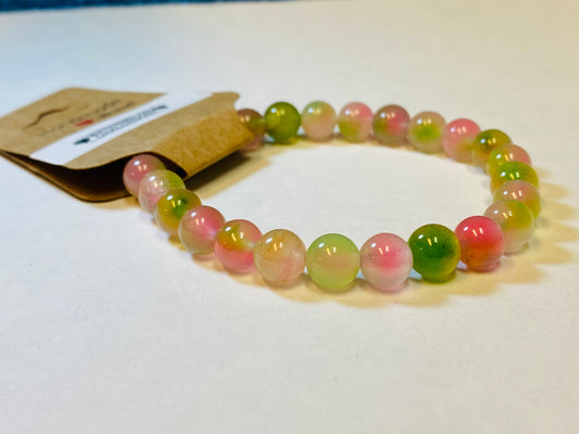 Watermelon Chalcedony Bracelet