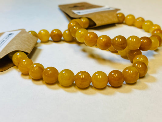 Golden Yellow Jade Bracelet