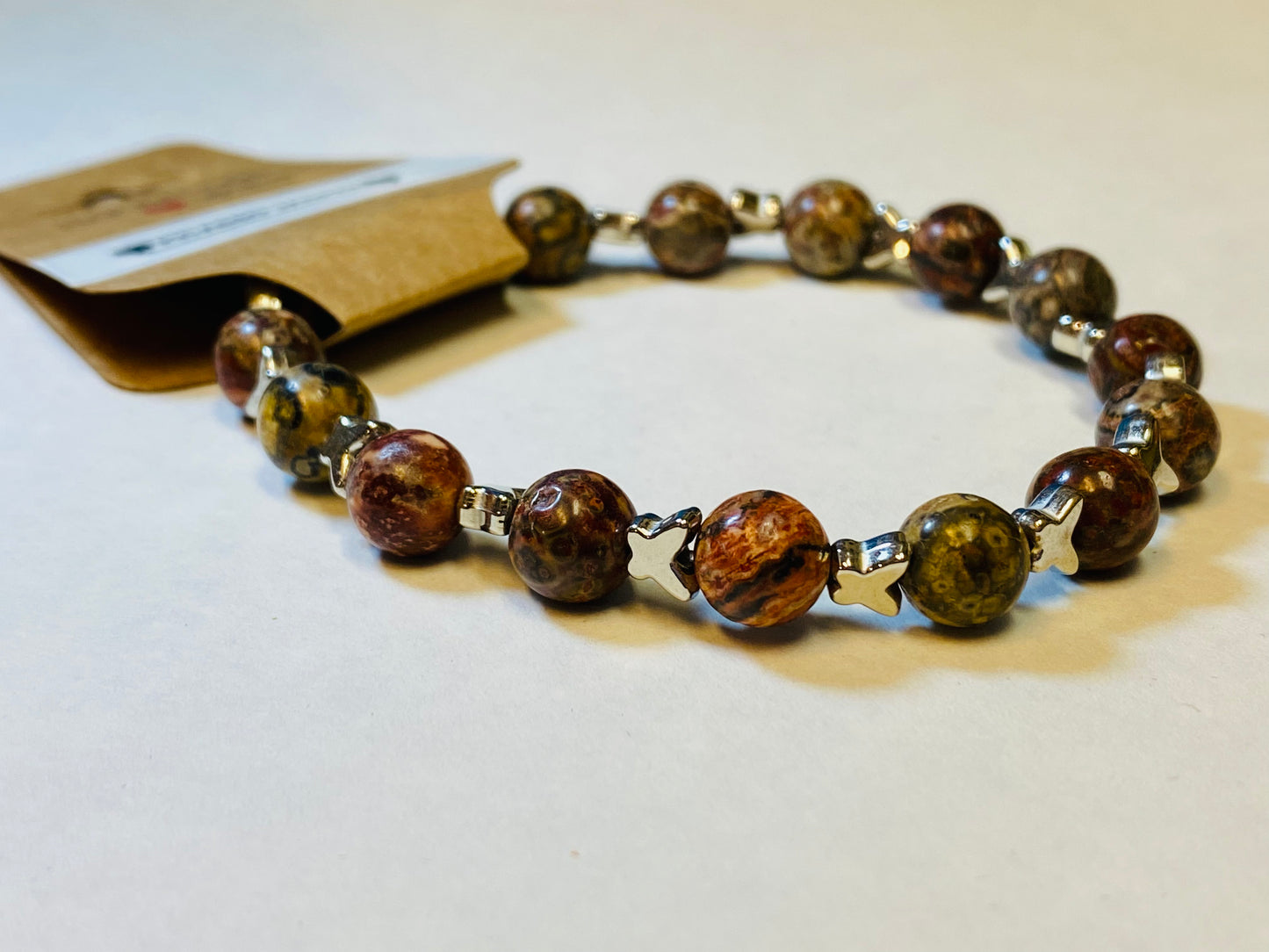 Picasso Jasper Butterfly Bracelet